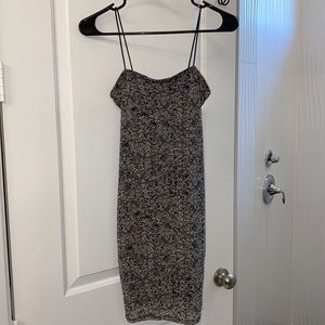 Snake print dress